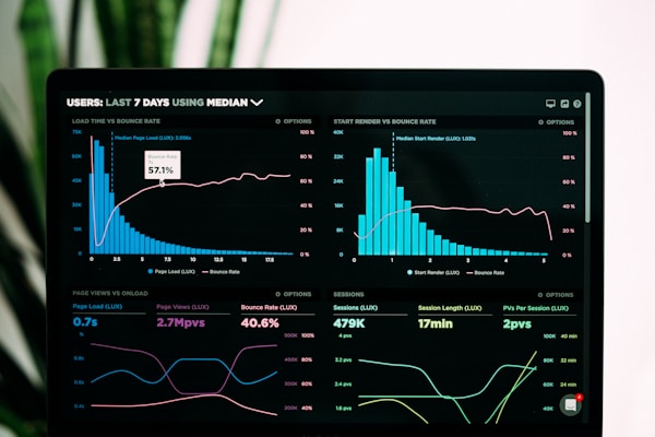 Accounting software dashboard